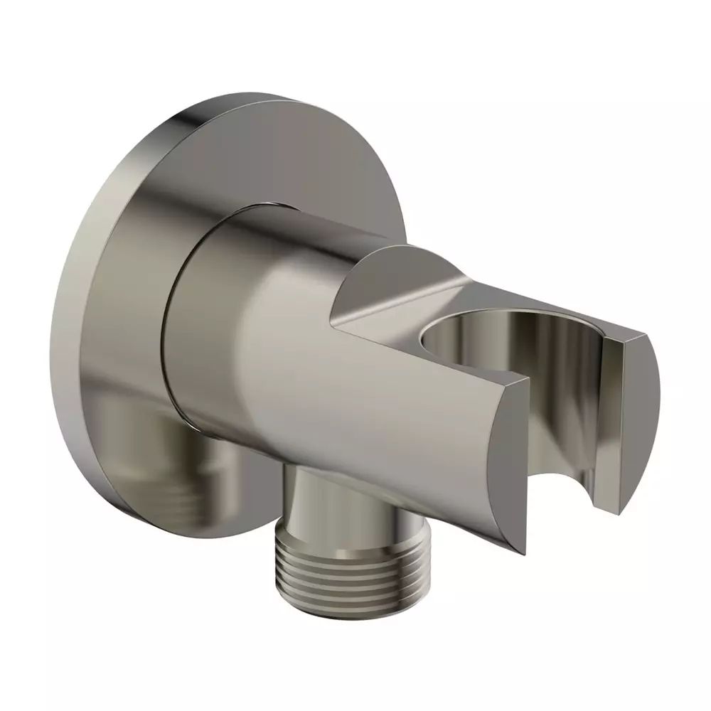 Cot de iesire dus cu suport Ideal Standard Multisuite argintiu Silver Storm