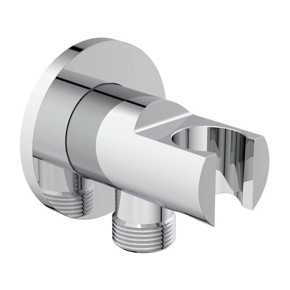 Cot de iesire dus cu suport Ideal Standard Multisuite crom lucios