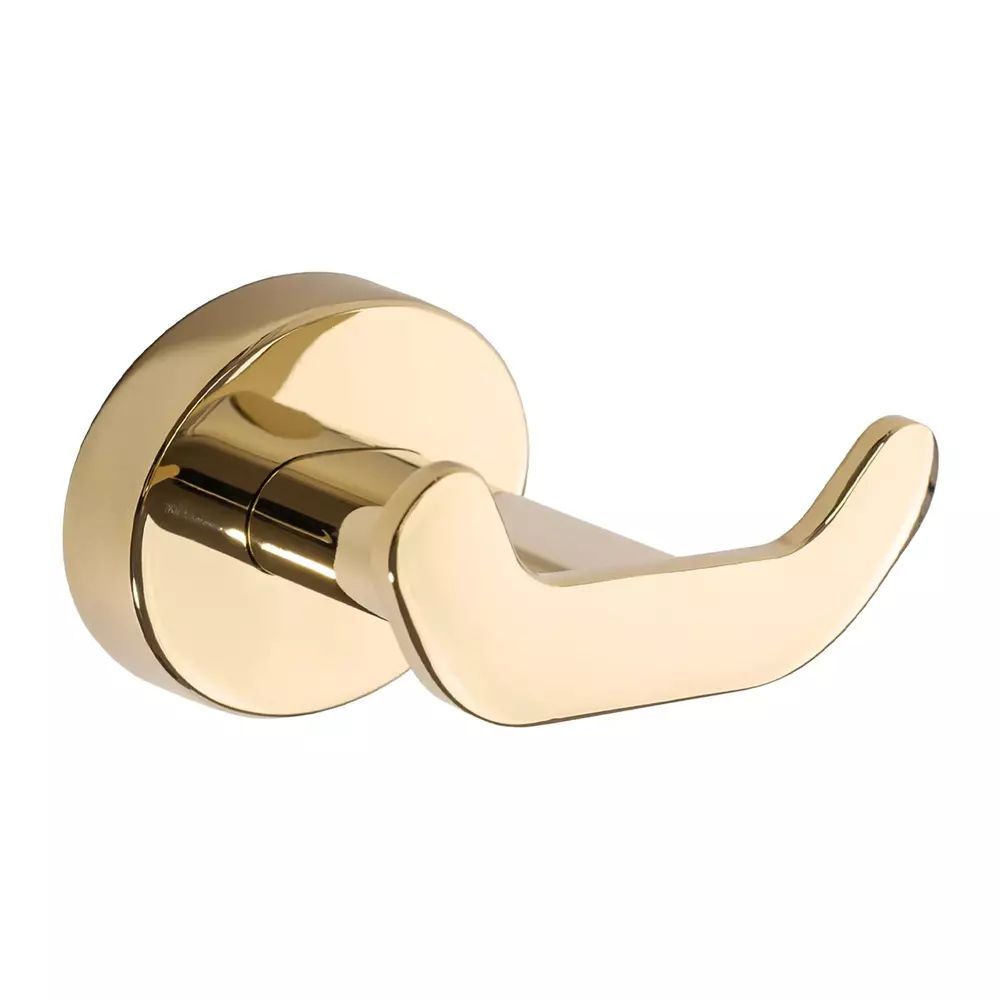 Cuier dublu Rea 322184A finisaj auriu lucios