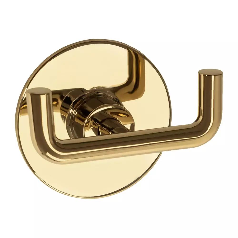 Cuier dublu Rea 322202A finisaj auriu lucios