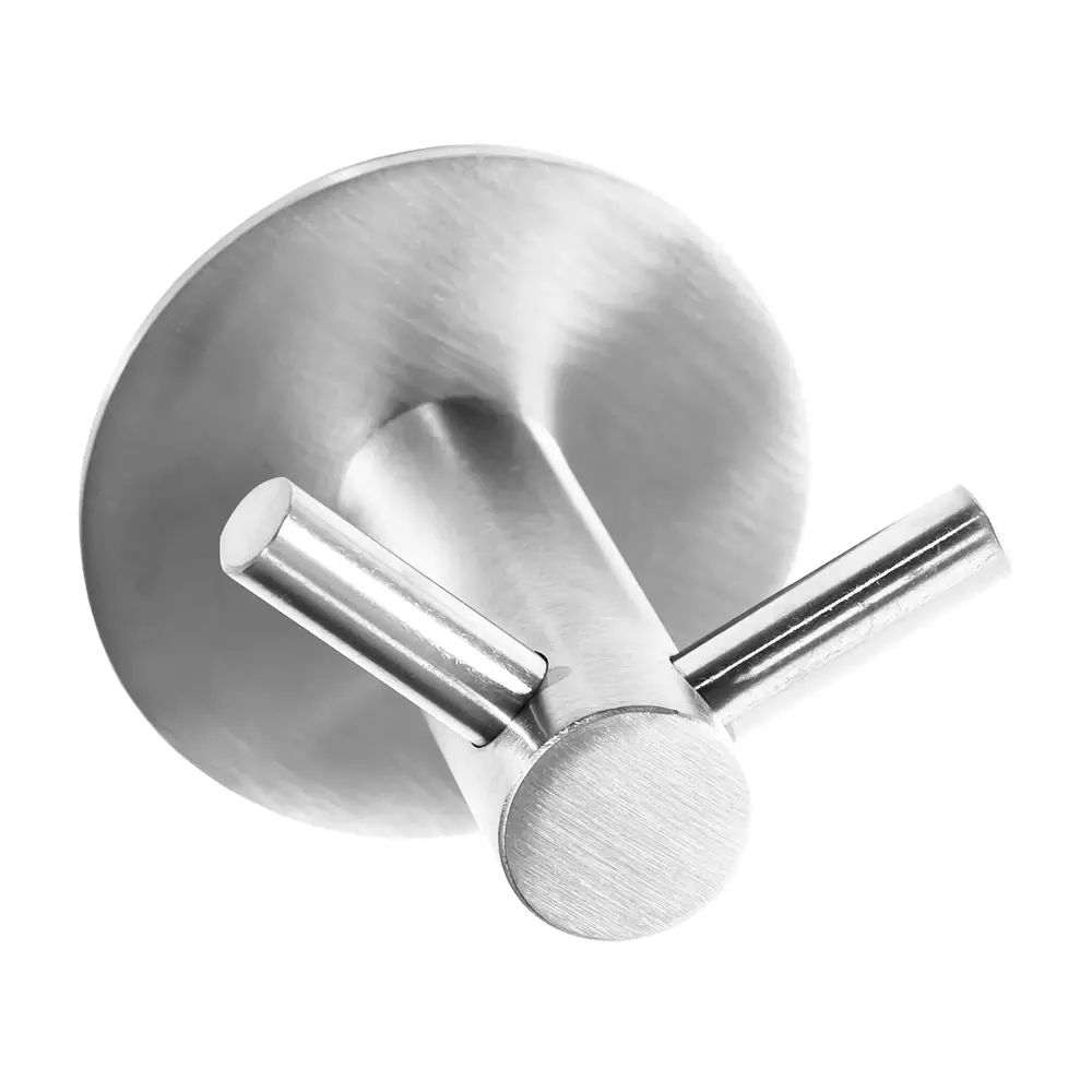 Cuier dublu Rea 322216 finisaj nichel periat