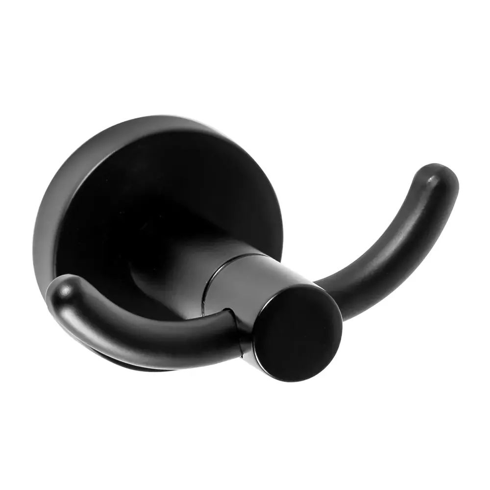 Cuier dublu Rea Mist 02 finisaj negru mat