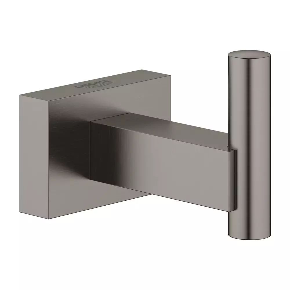 Cuier Grohe Essentials Cube antracit periat Hard Graphite
