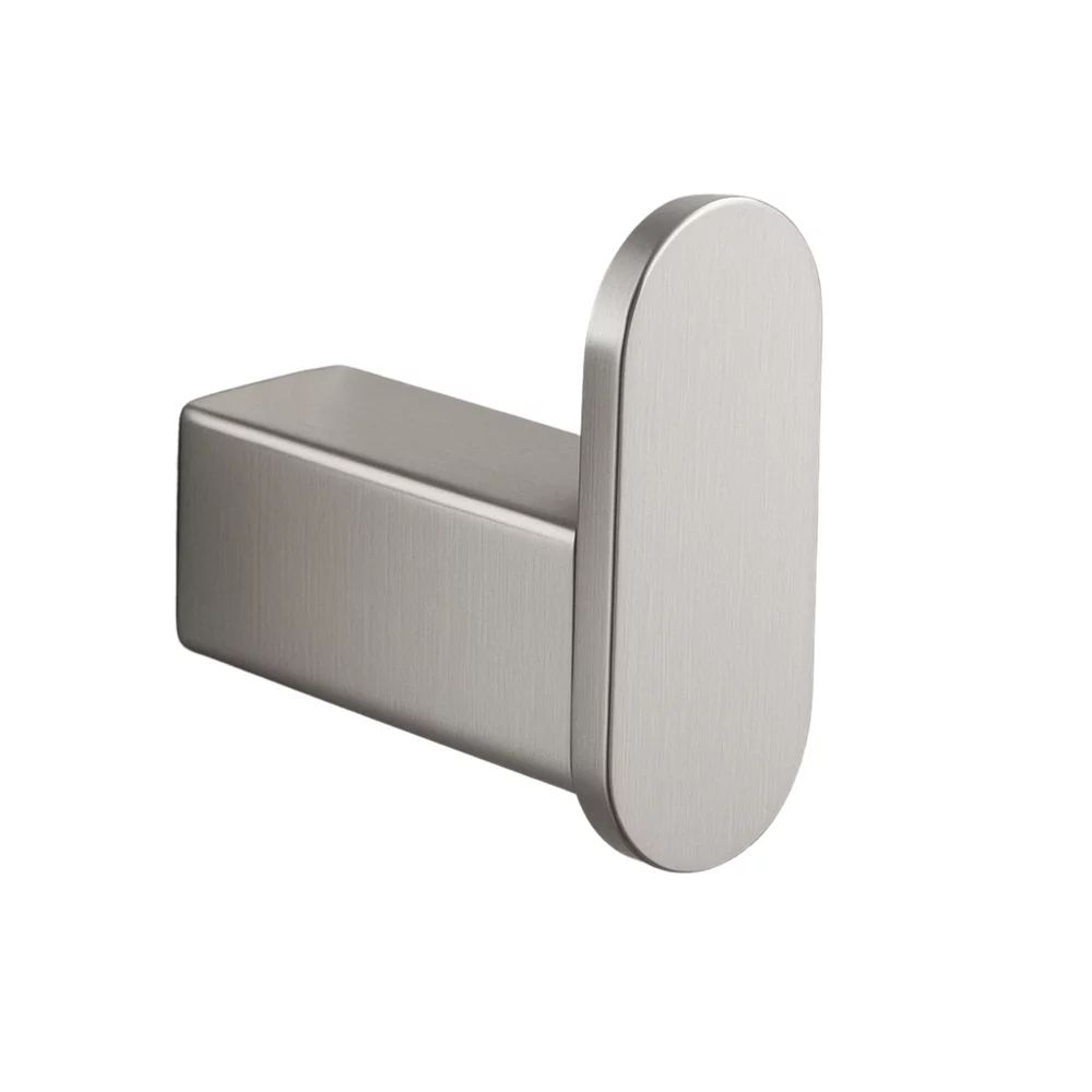 Cuier simplu Balneo Qarx finisaj inox periat