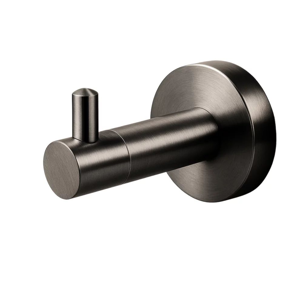 Cuier simplu Balneo Qube Gun Metal mat