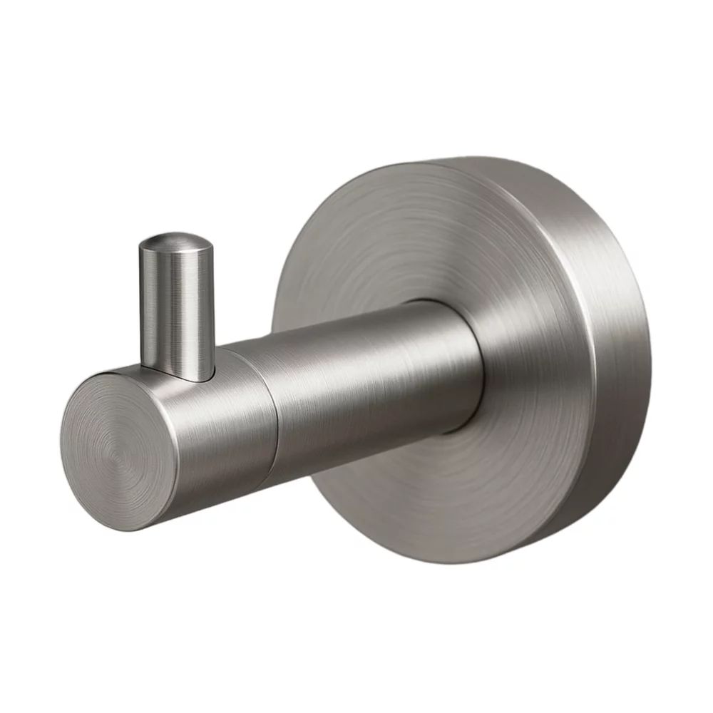 Cuier simplu Balneo Qube inox periat