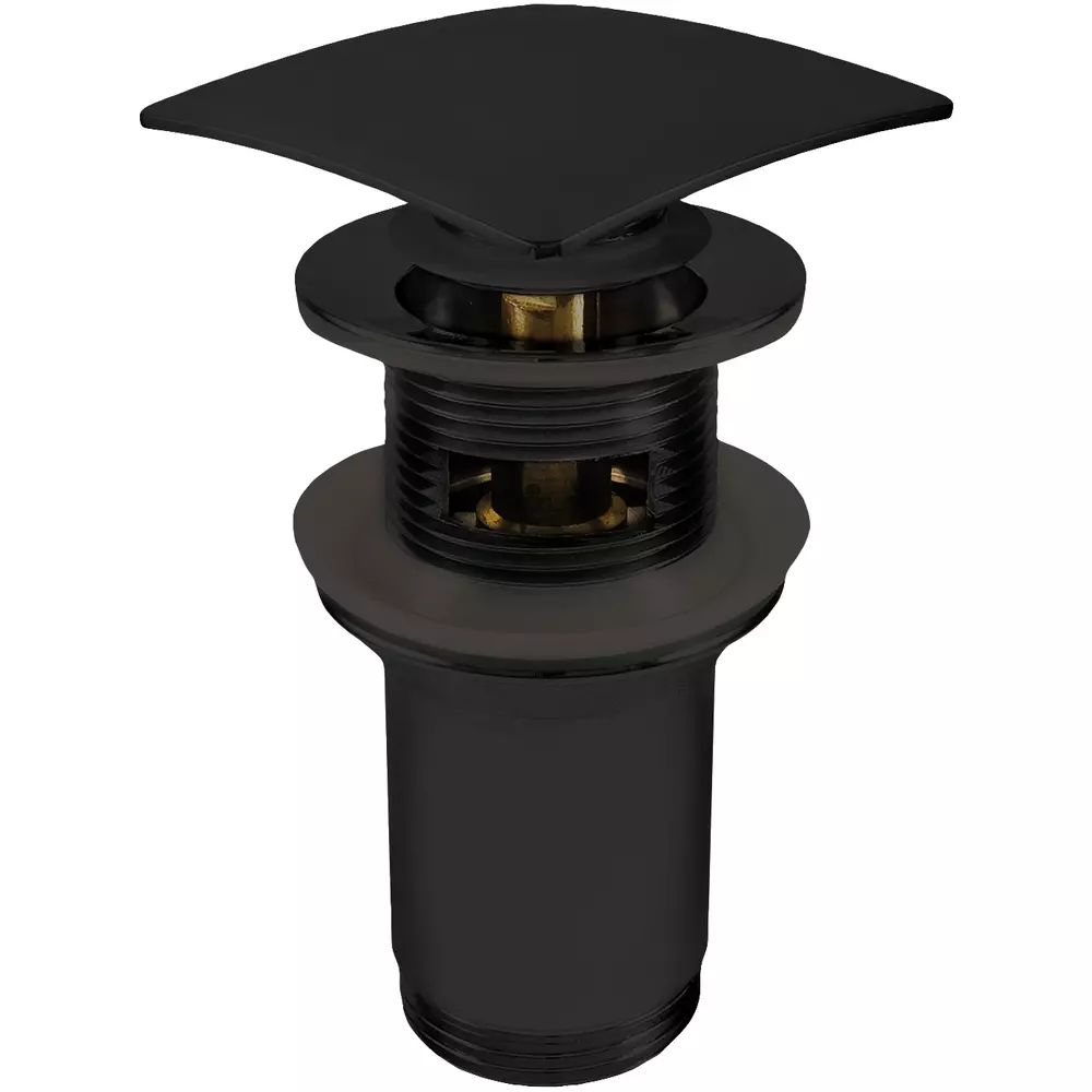 Dop pentru chiuveta sau bideu Deante Click Clack negru mat