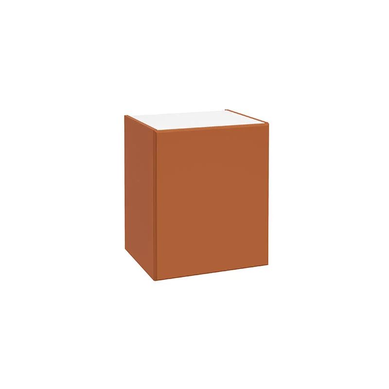 Dulap baie suspendat cu sertar softclose maro mat Defra MO-RE 50 cm