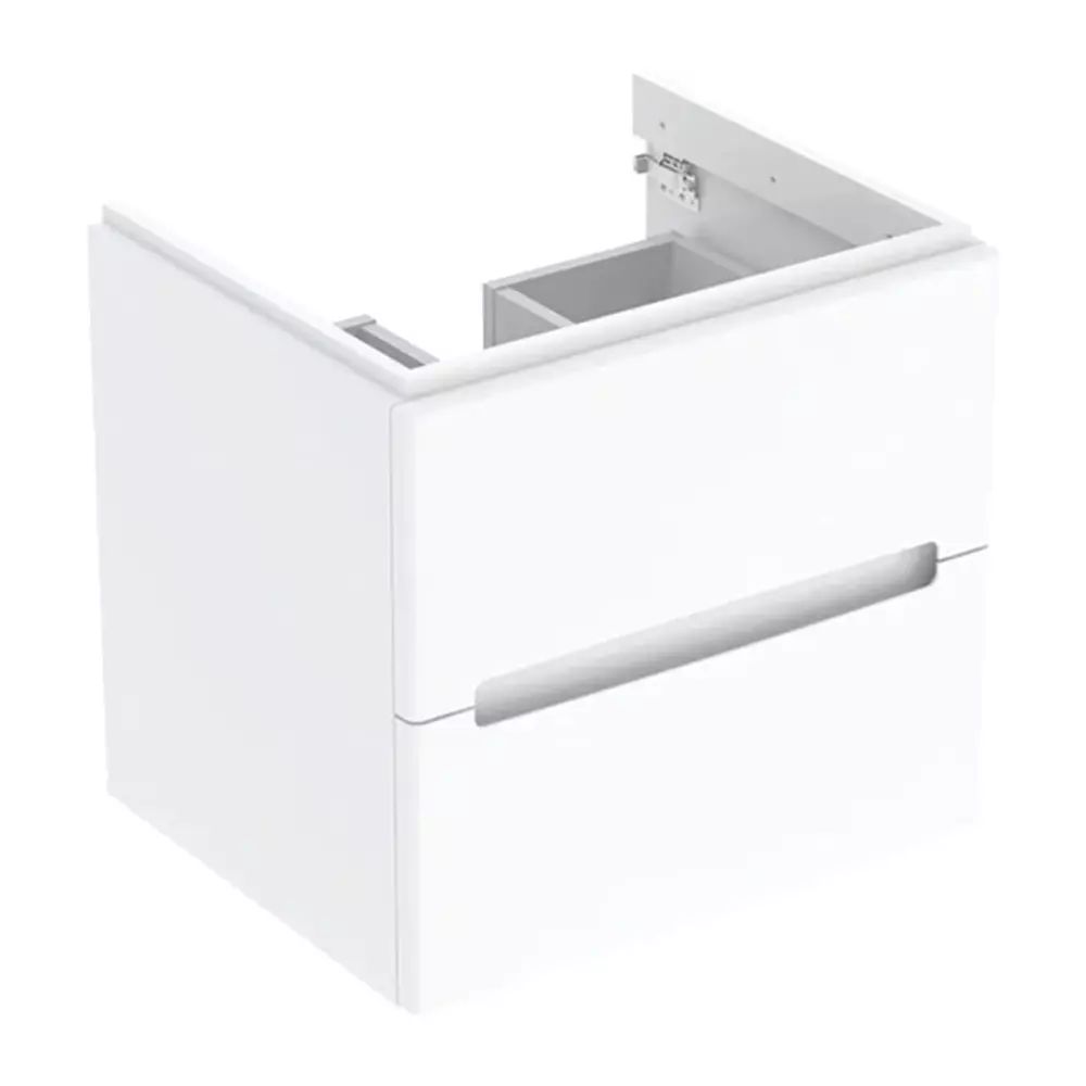 Dulap baza suspendat Geberit Modo 2 sertare alb lucios 60 cm