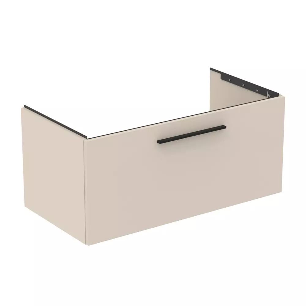 Dulap baza suspendat Ideal Standard i.life B bej nisipiu mat 1 sertar 100 cm