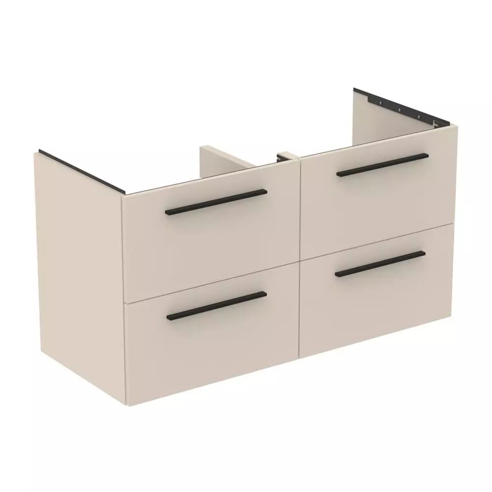 Dulap baza suspendat Ideal Standard i.life B bej nisipiu mat 4 sertare 120 cm