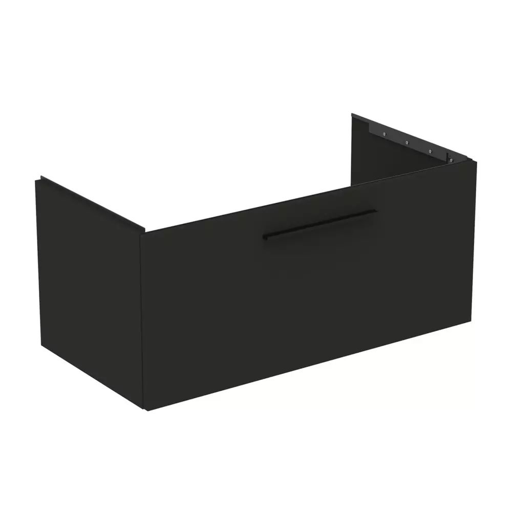 Dulap baza suspendat Ideal Standard i.life B gri carbon mat 1 sertar 100 cm