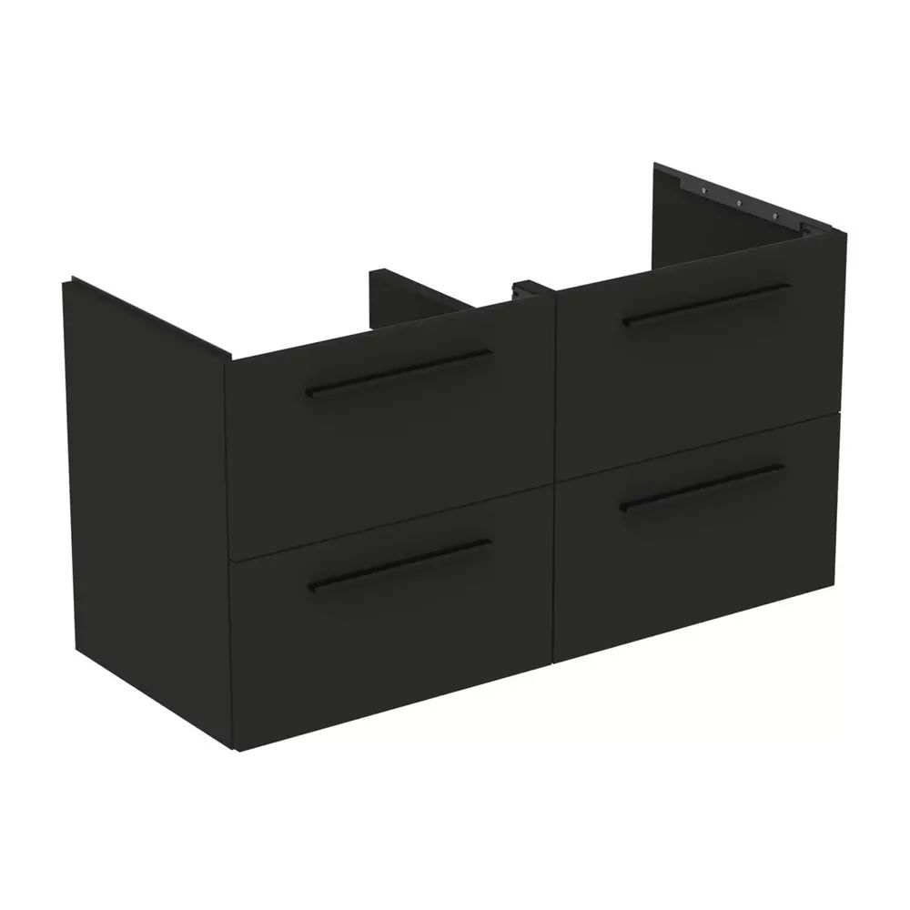 Dulap baza suspendat Ideal Standard i.life B gri carbon mat 4 sertare 120 cm