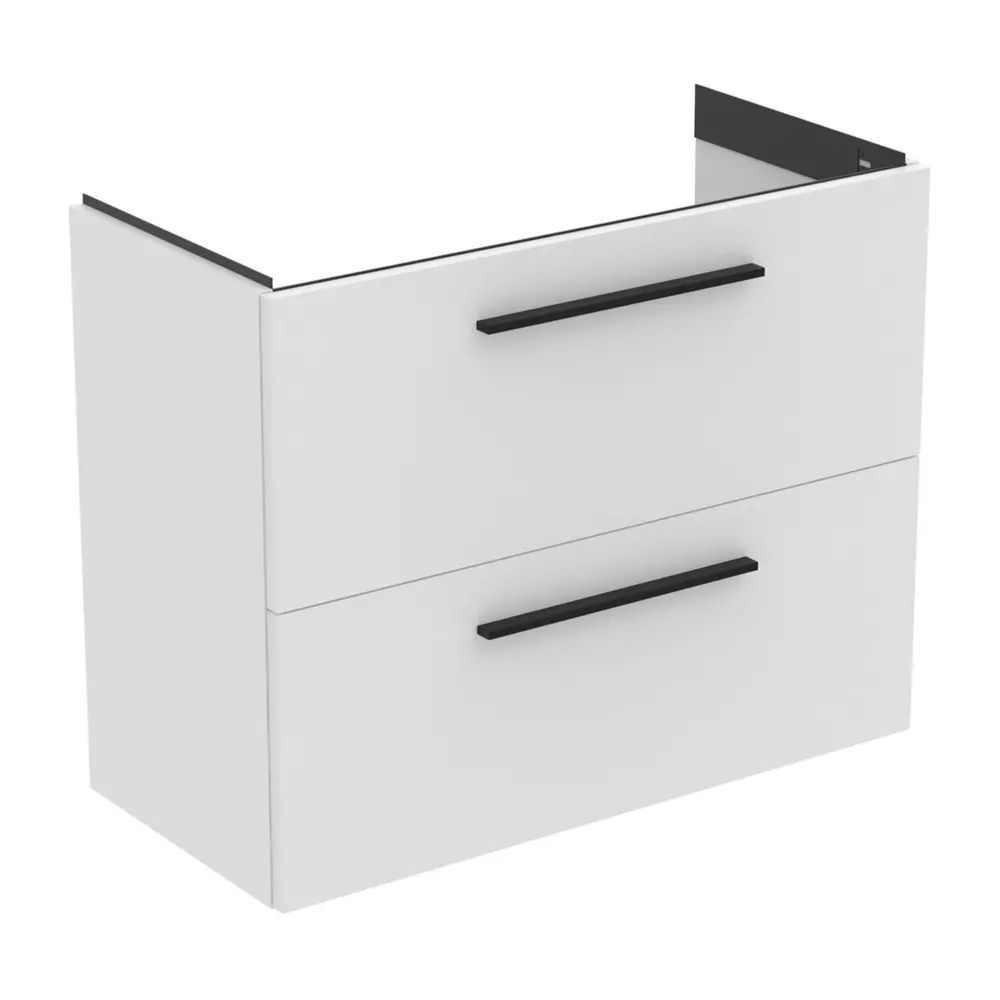 Dulap baza suspendat Ideal Standard i.life S 2 sertare alb mat 80 cm