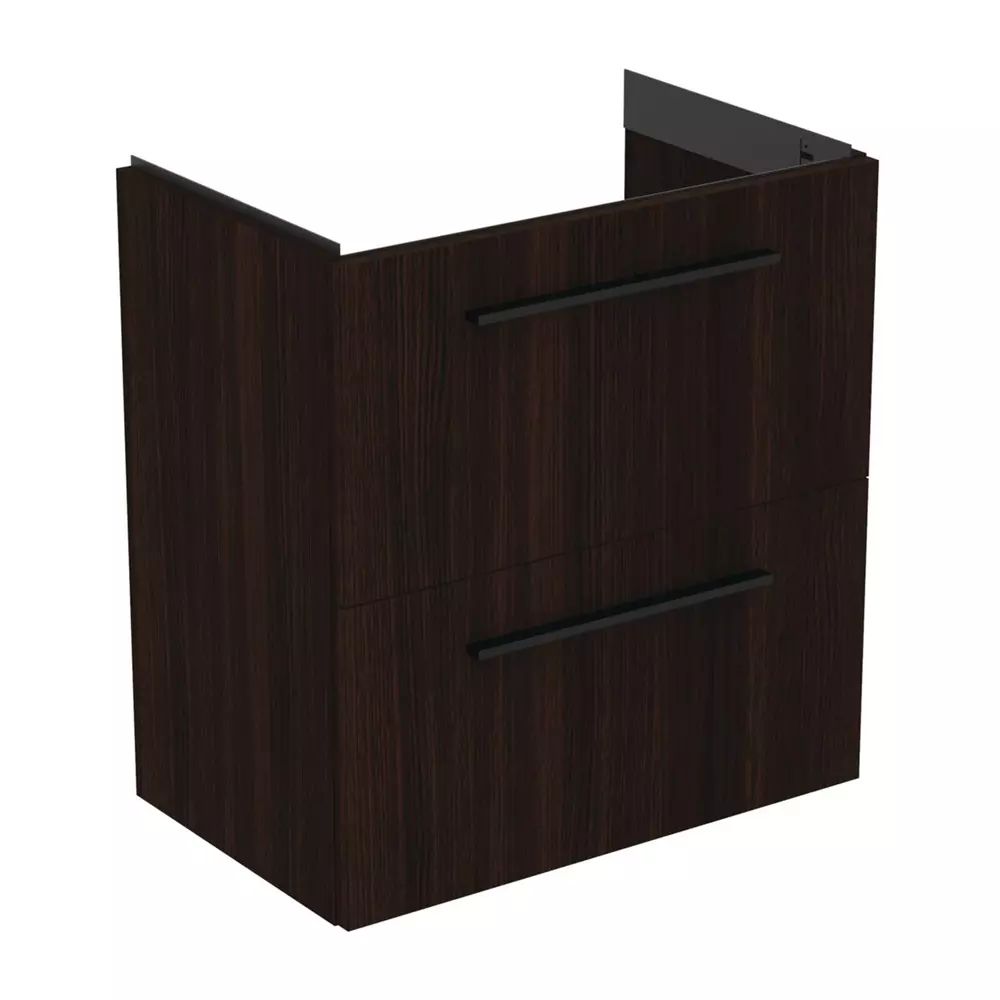 Dulap baza suspendat Ideal Standard i.life S 2 sertare stejar cafeniu 60 cm