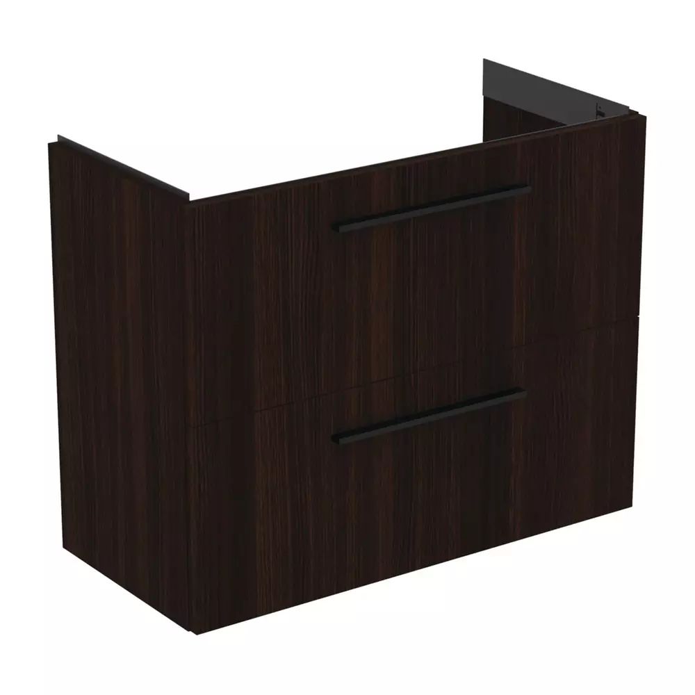 Dulap baza suspendat Ideal Standard i.life S 2 sertare stejar cafeniu 80 cm