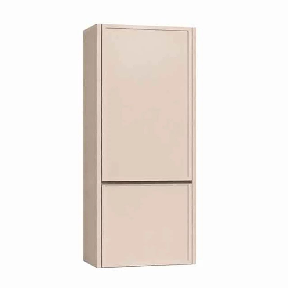 Dulap coloana mediu suspendat KolpaSan Orphia 1 usa si 1 sertar 45x100 cm finisaj light grey