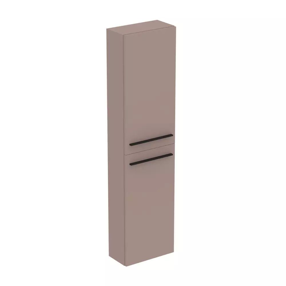 Dulap inalt suspendat Ideal Standard i.life S finisaj gri - bej 40 cm 2 usi