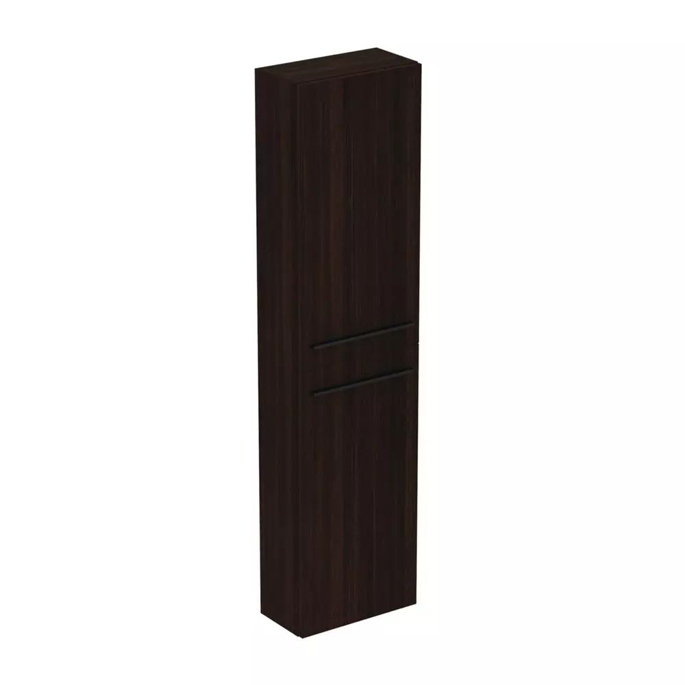 Dulap inalt suspendat Ideal Standard i.life S finisaj stejar cafeniu 40 cm 2 usi