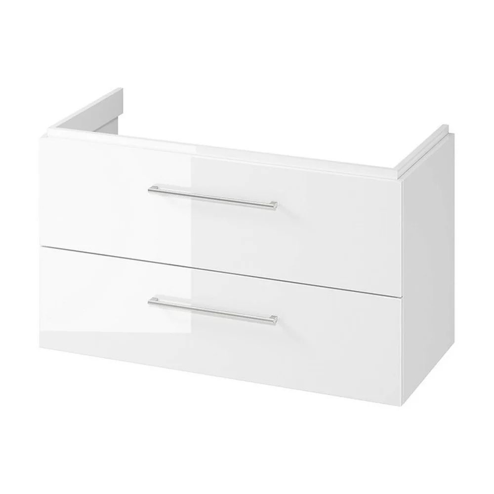 Dulap suspendat pentru lavoar Alb Cersanit Larga 100 cm