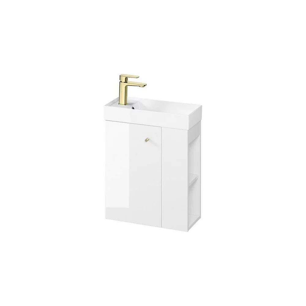Dulap suspendat pentru lavoar Alb Cersanit Larga 50 cm