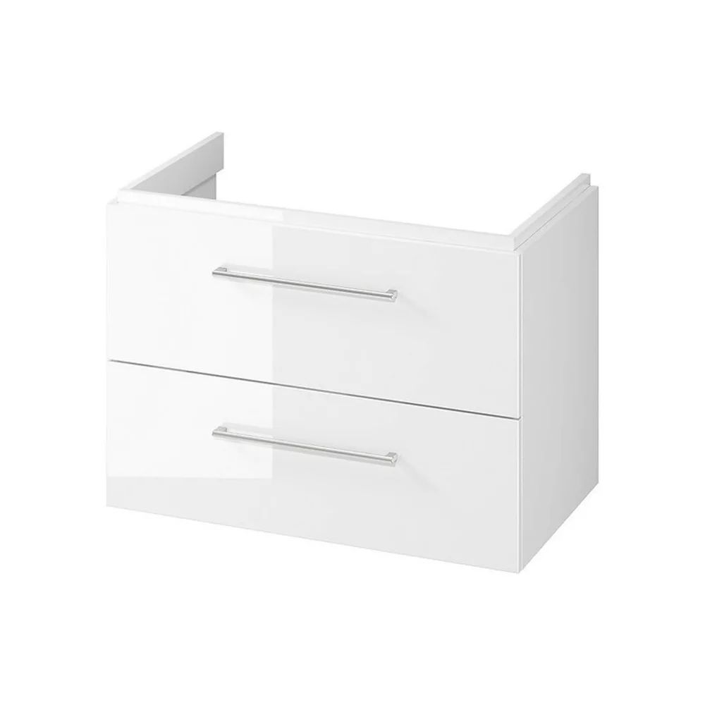Dulap suspendat pentru lavoar Alb Cersanit Larga 80 cm