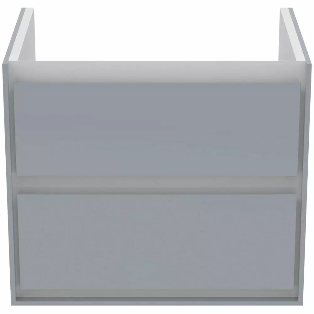 Dulap suspendat pentru lavoar gri deschis mat Ideal Standard Connect Air 60 cm