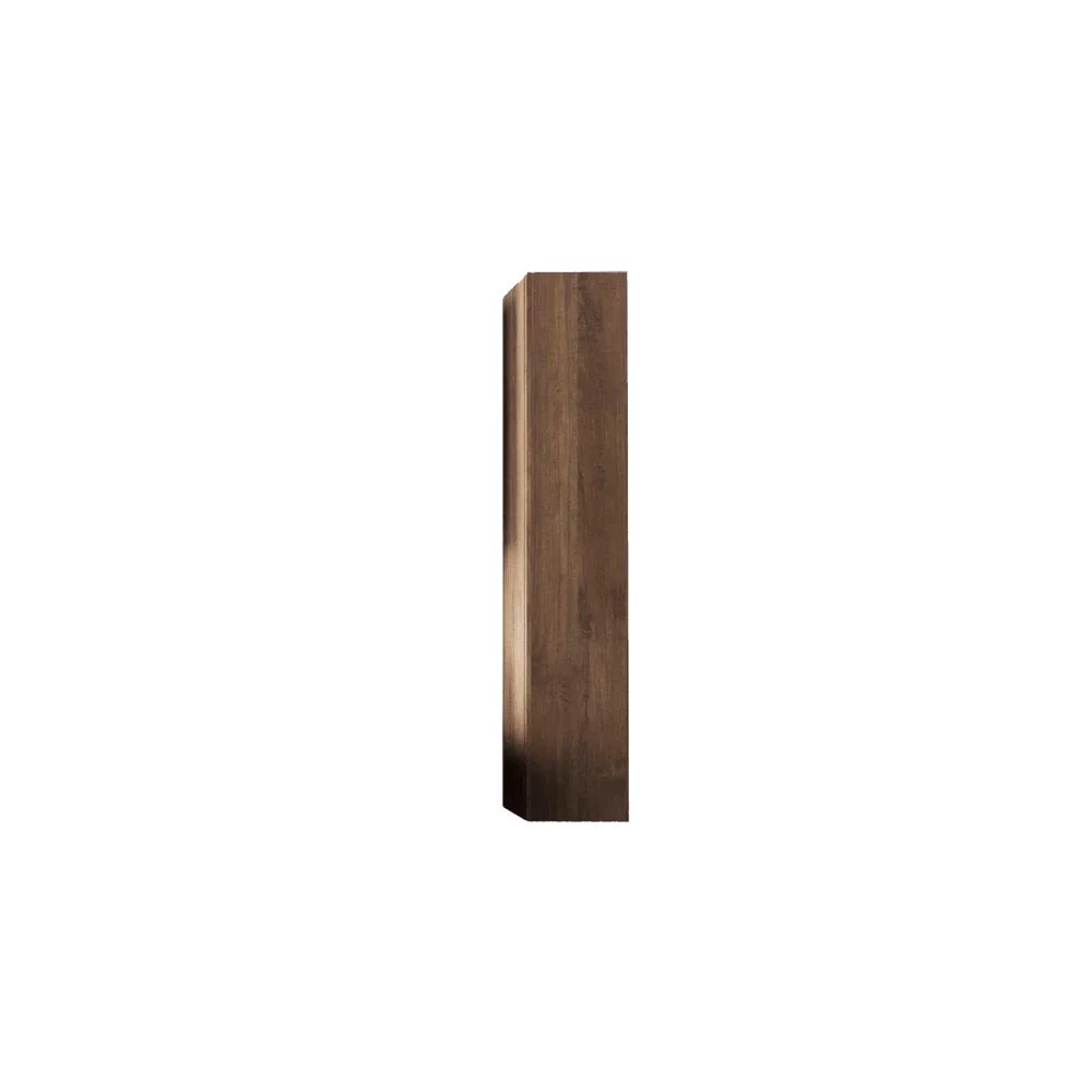 Dulap coloana mare suspendat LC Mobili Italia Hamburg 26x138 cm finisaj stejar inchis mercure