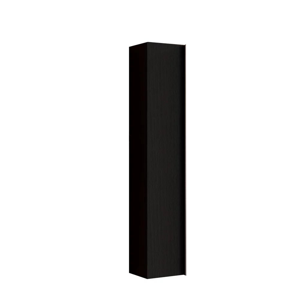 Dulap tip coloana negru natur LC Mobili Italia Steel 138x25 cm