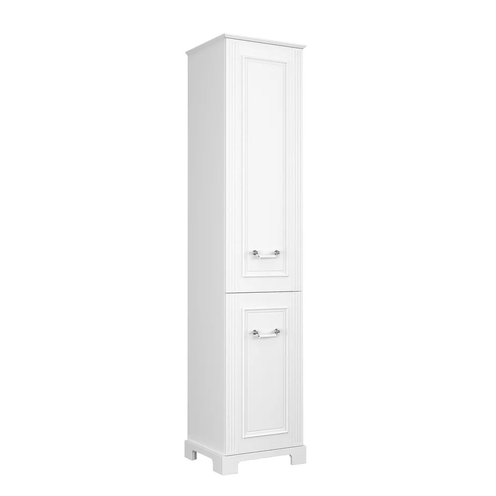 Dulap tip coloana pe pardoseala alb Krofam Oxford 190 cm
