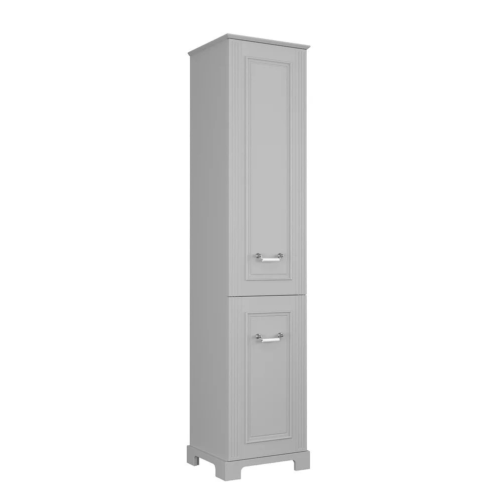 Dulap tip coloana pe pardoseala gri Krofam Oxford 190 cm