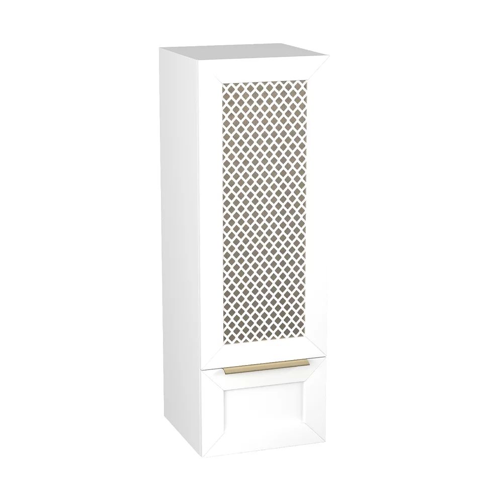 Dulap tip coloana suspendat alb Krofam Chic 110 cm