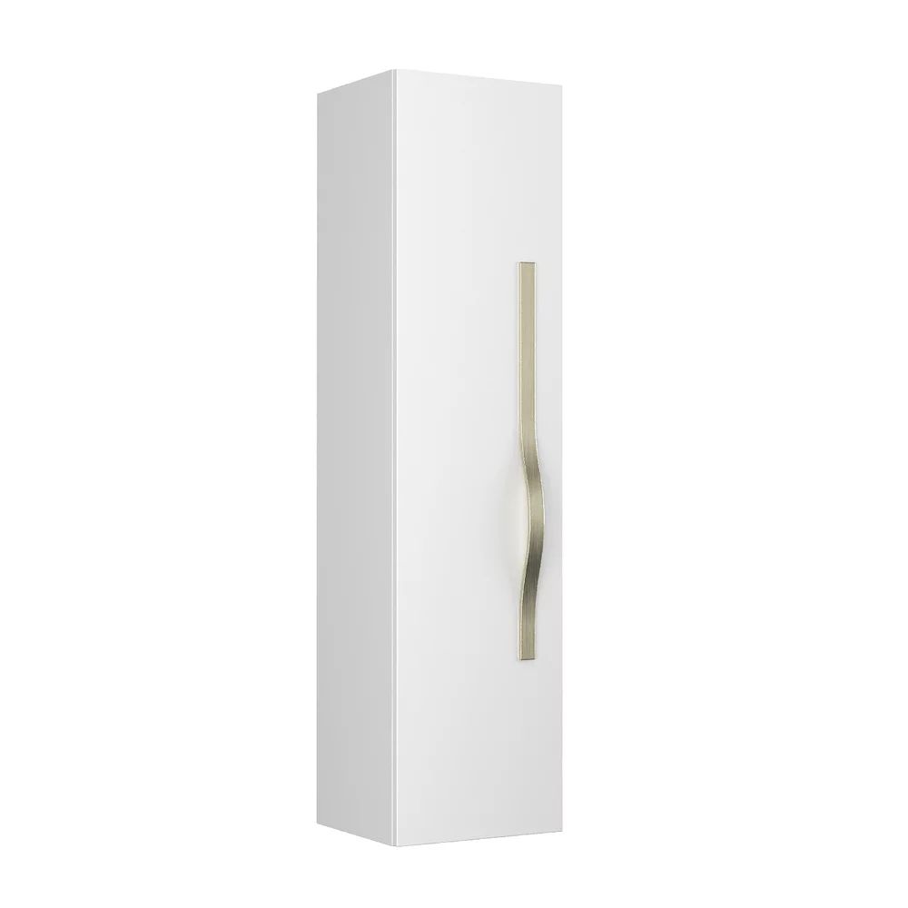 Dulap tip coloana suspendat alb Krofam e-VOG 130 cm maner crom