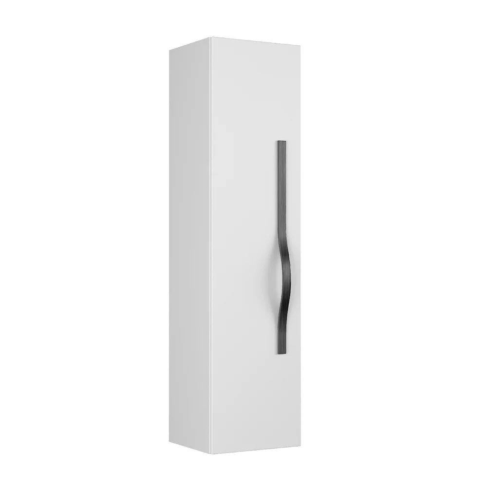 Dulap tip coloana suspendat alb Krofam e-VOG 130 cm maner negru