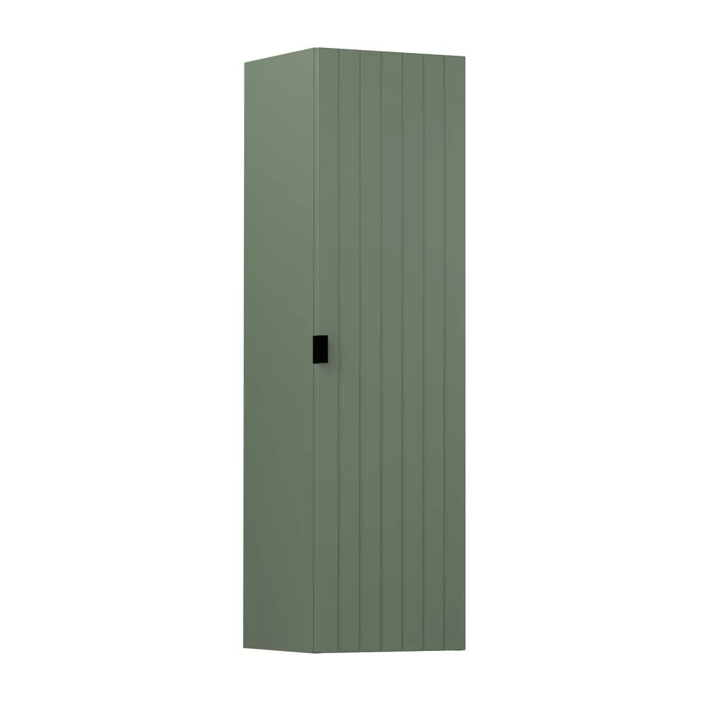 Dulap tip coloana suspendat gri-verde Krofam e-HARMO 110 cm