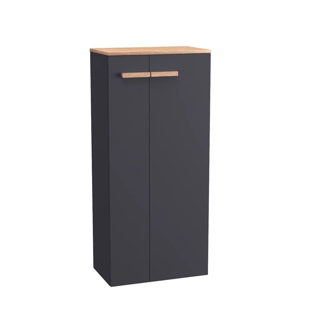 Dulap tip coloana suspendat negru Krofam e-L_WOOD 110 cm