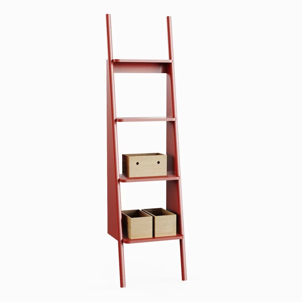 Etajera cu 4 rafturi terracotta Krofam Dukla 152 cm