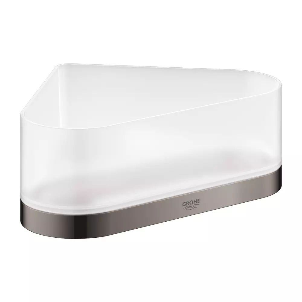 Etajera dus de colt Grohe Selection antracit lucios Hard Graphite