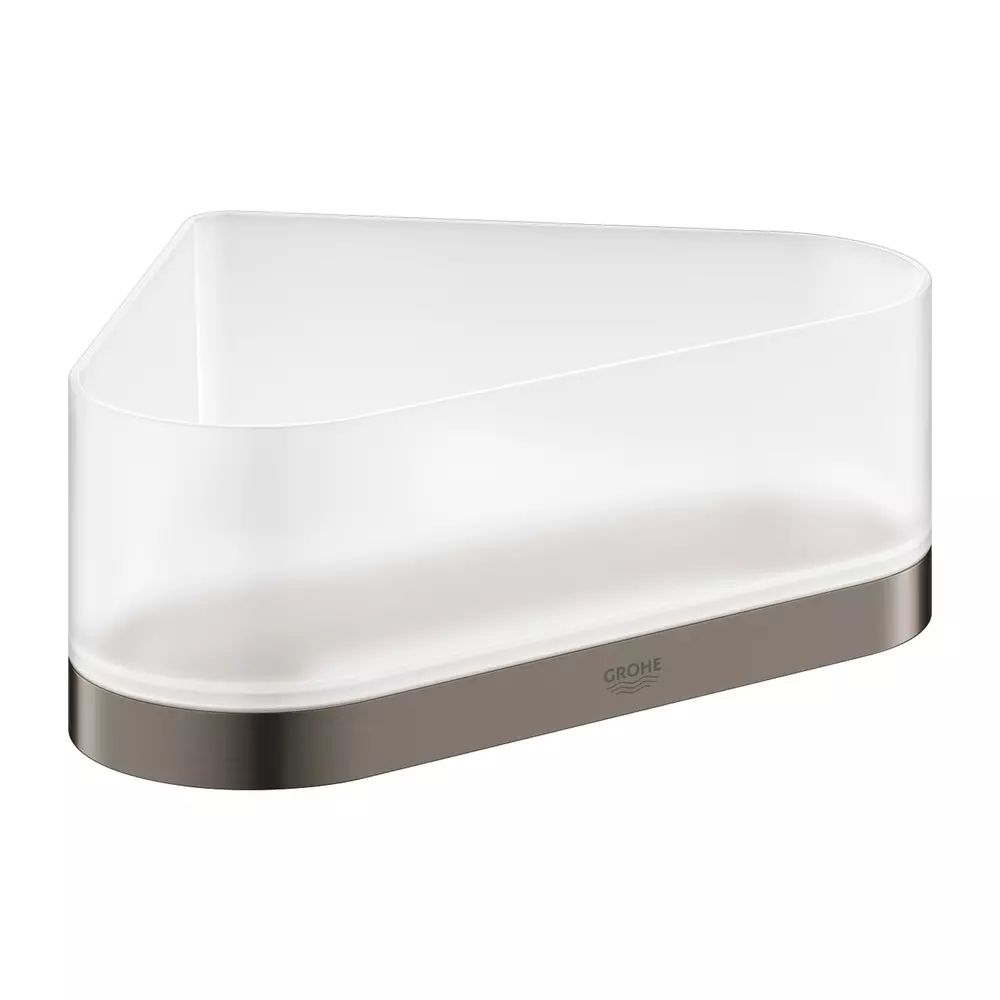 Etajera dus de colt Grohe Selection antracit periat Hard Graphite
