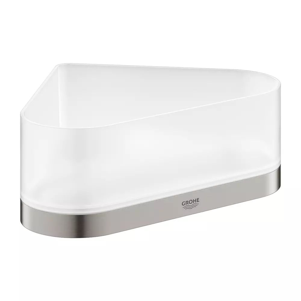 Etajera dus de colt Grohe Selection crom periat Supersteel
