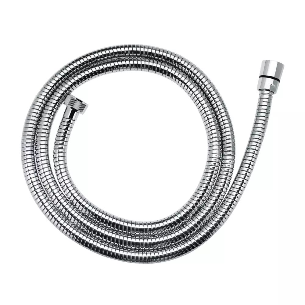 Furtun de dus extensibil FDesign Inula 150 - 200 cm crom lucios