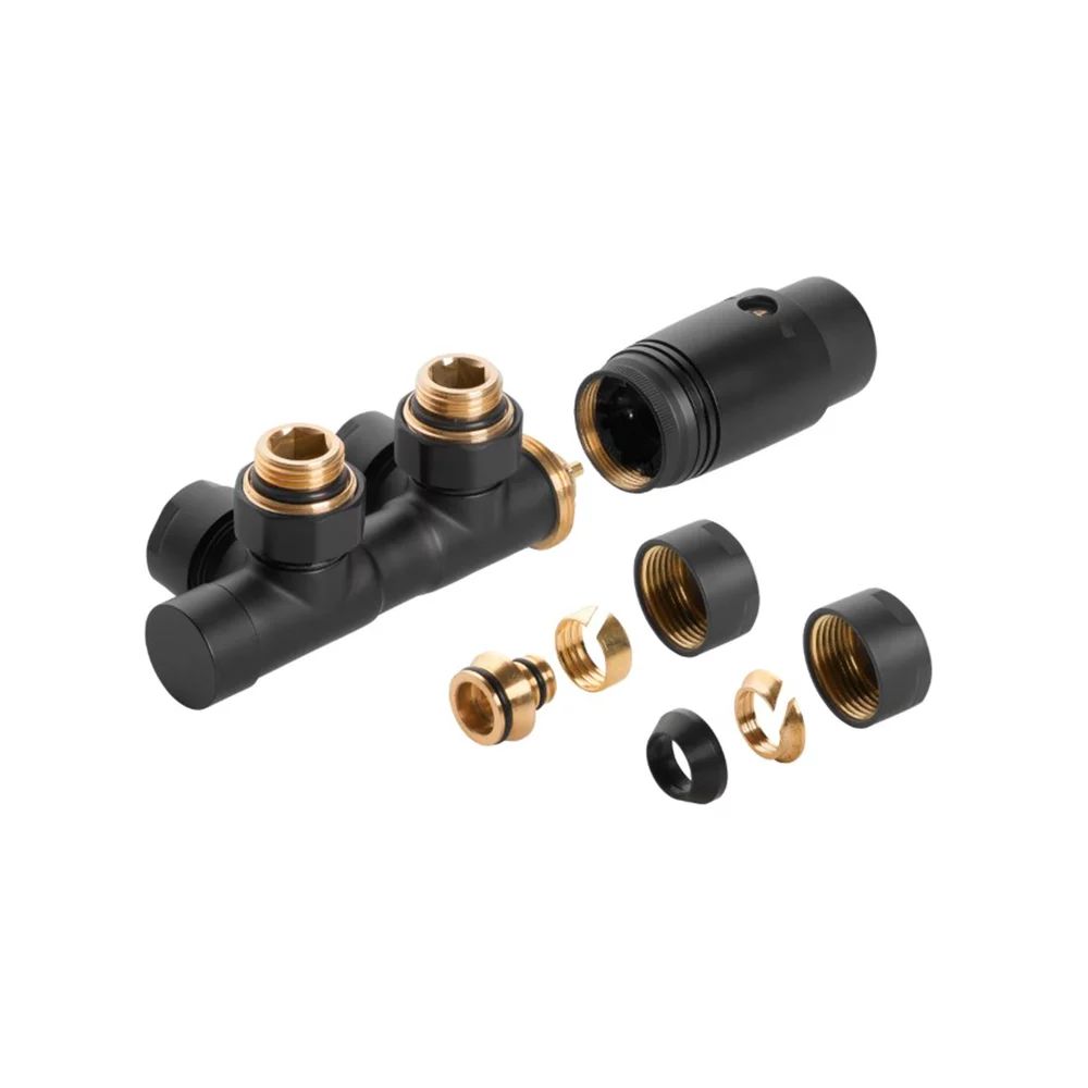 Kit de conectare inferioara Duoplex Invena Prov (stanga, dreapta)