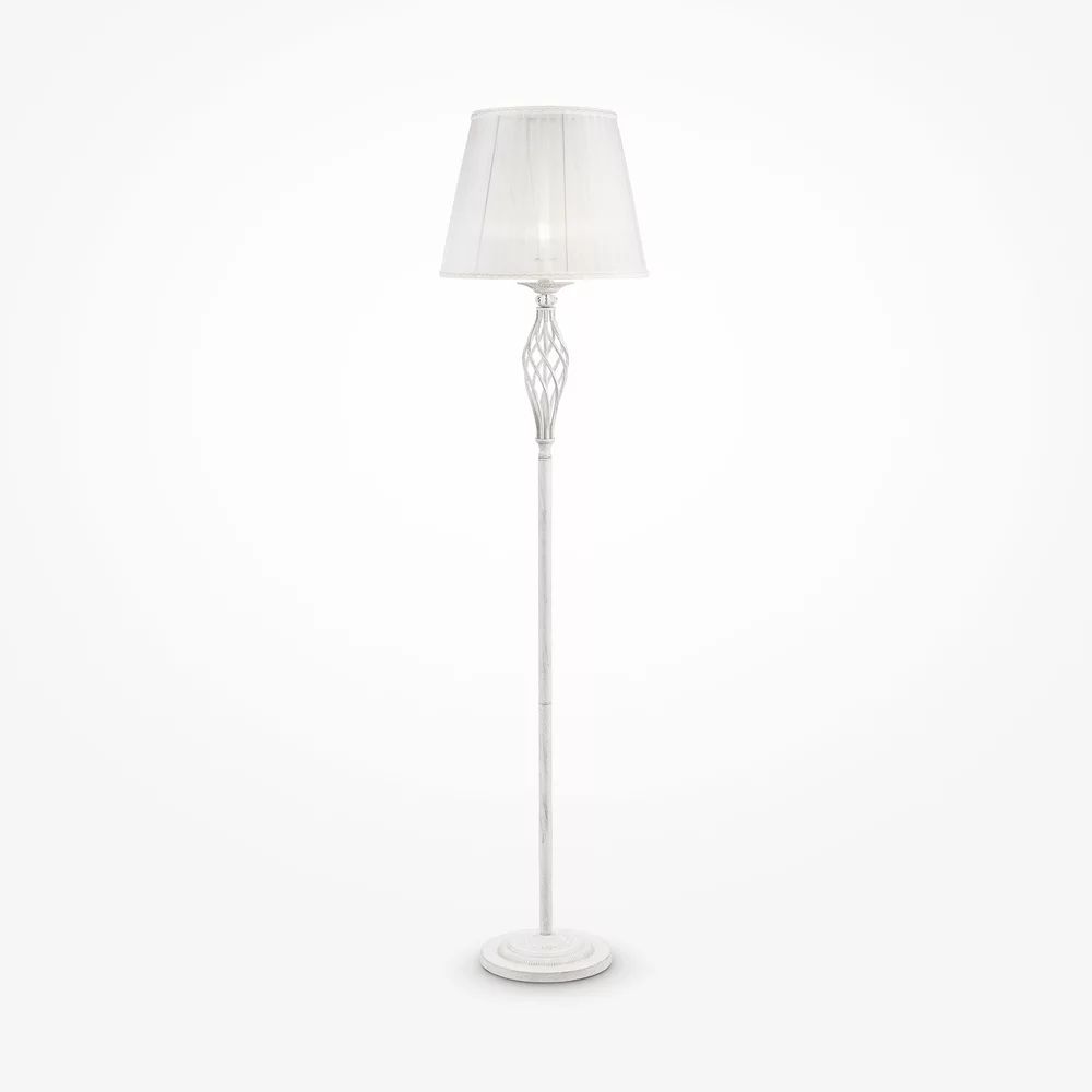 Lampadar Maytoni Grace alb/alb 1 bec