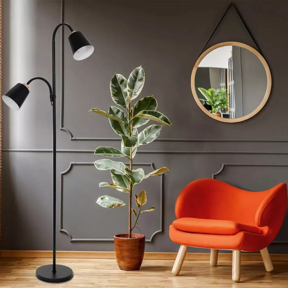 Lampadar Rea APP924-2F finisaj negru mat