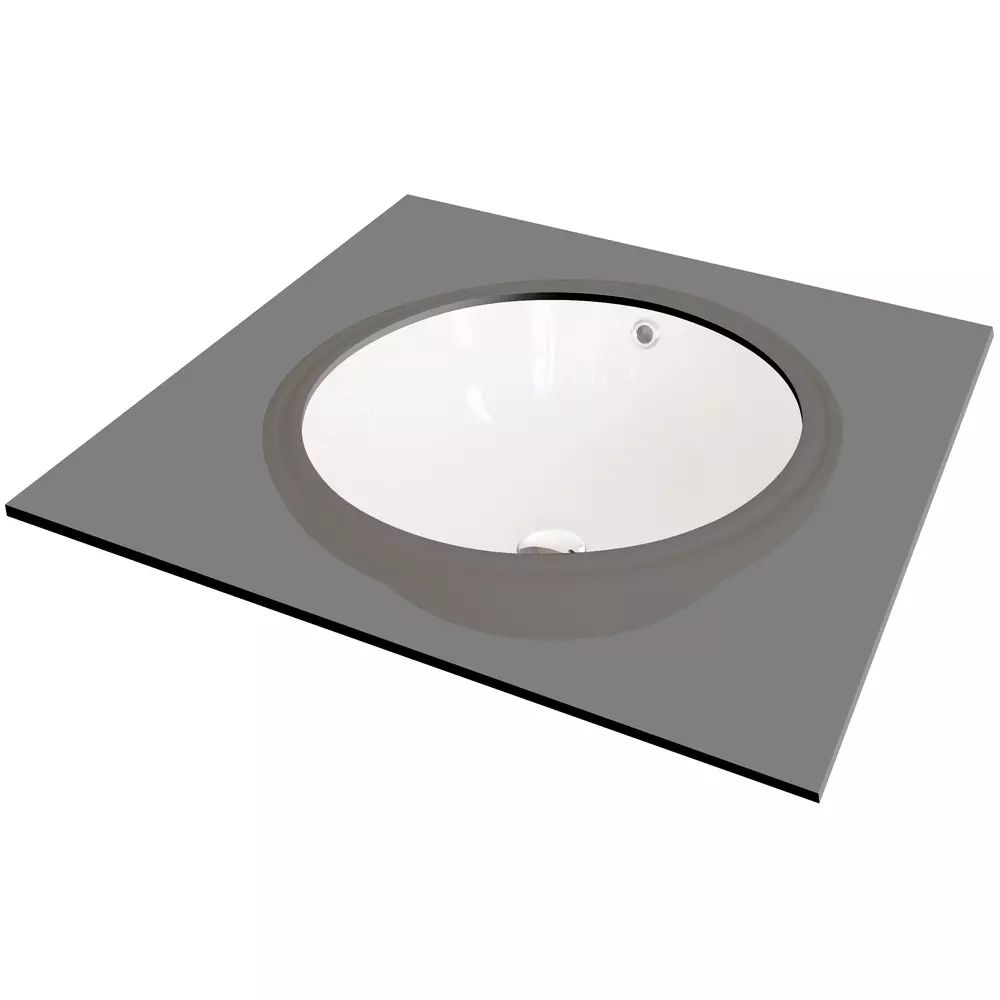 Lavoar ceramica Deante Alpinia alb 38x38 cm