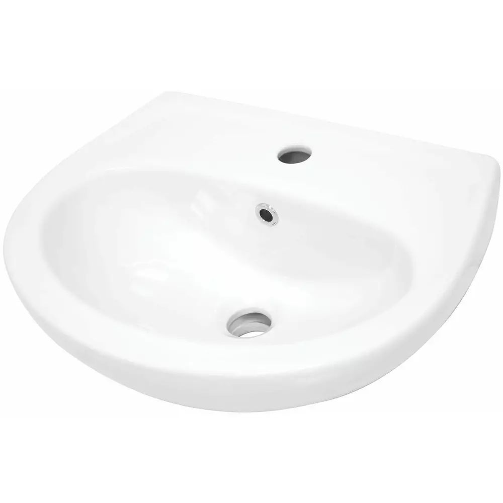 Lavoar ceramica Deante Jasmin alb 36,4x45,7 cm
