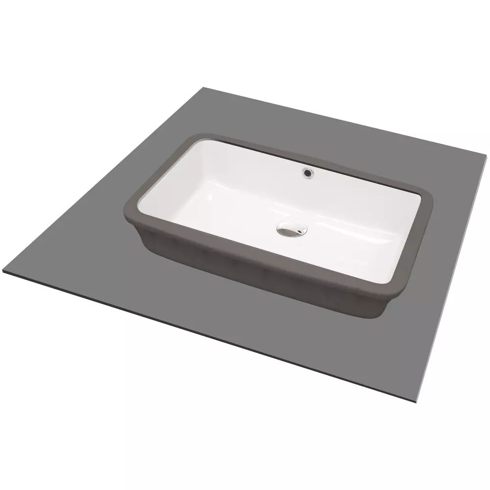 Lavoar ceramica Deante Temisto alb 30x50 cm