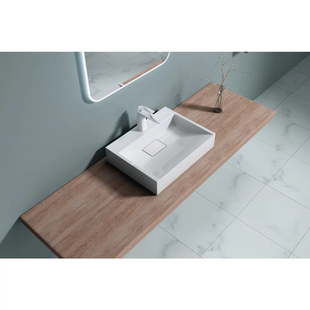Lavoar din compozit pe blat Rune Garm 50 cm