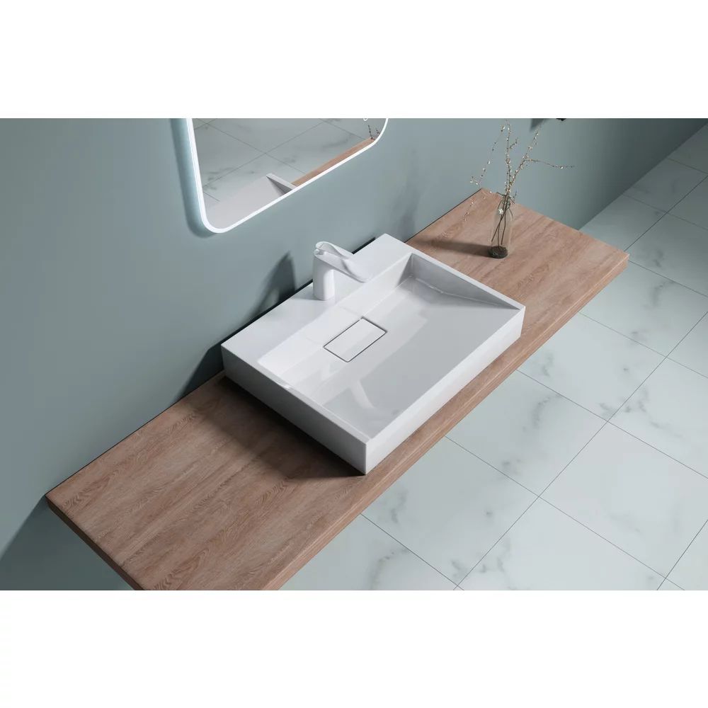 Lavoar din compozit pe blat Rune Garm 60 cm
