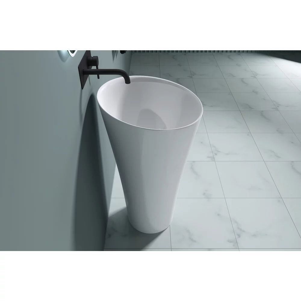 Lavoar freestanding din compozit Rune Baugi 51 cm